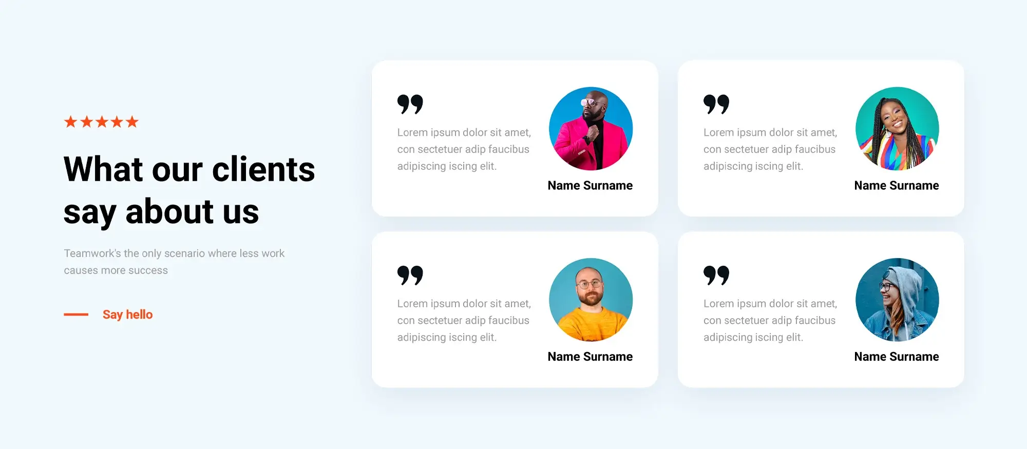 The WordPress pattern library 6 WordPress testimonial pattern library