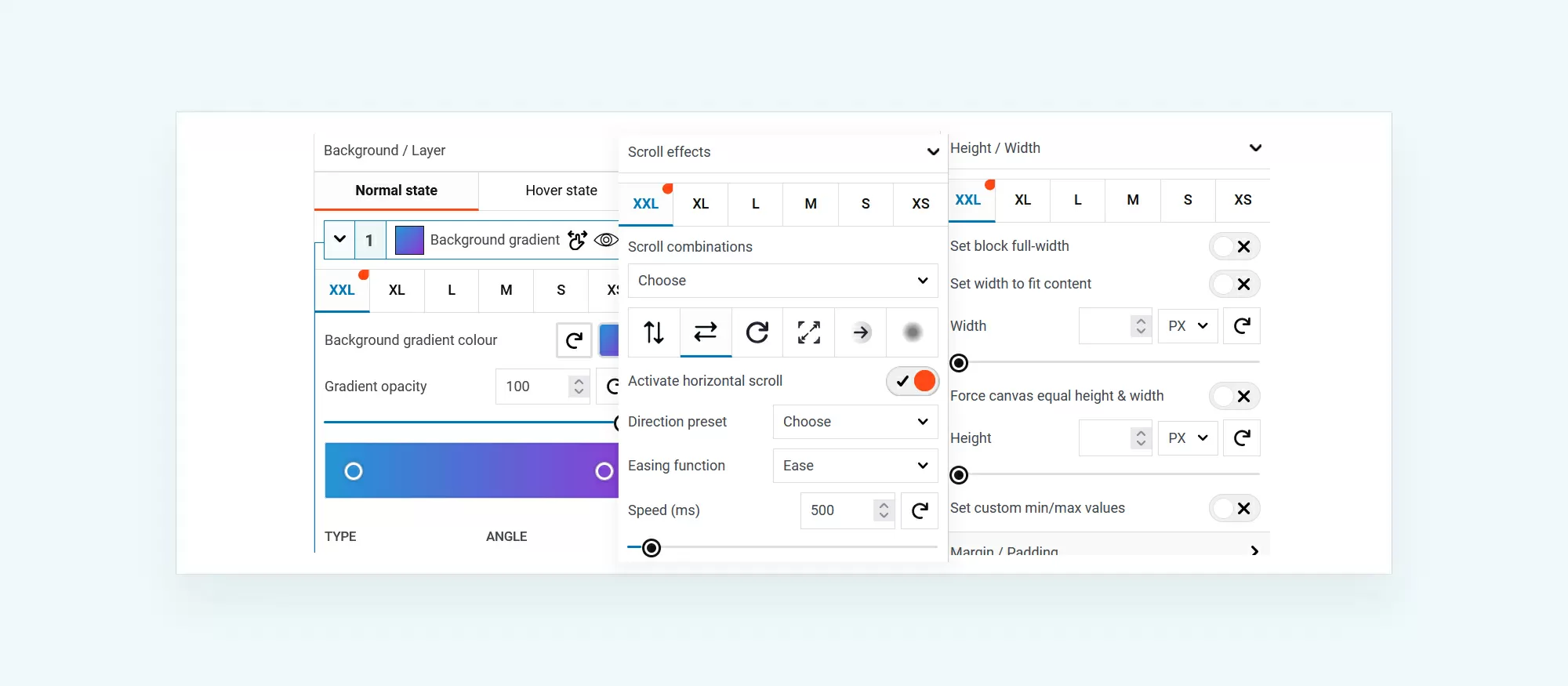Web design + WordPress block templates 2 blocks styles