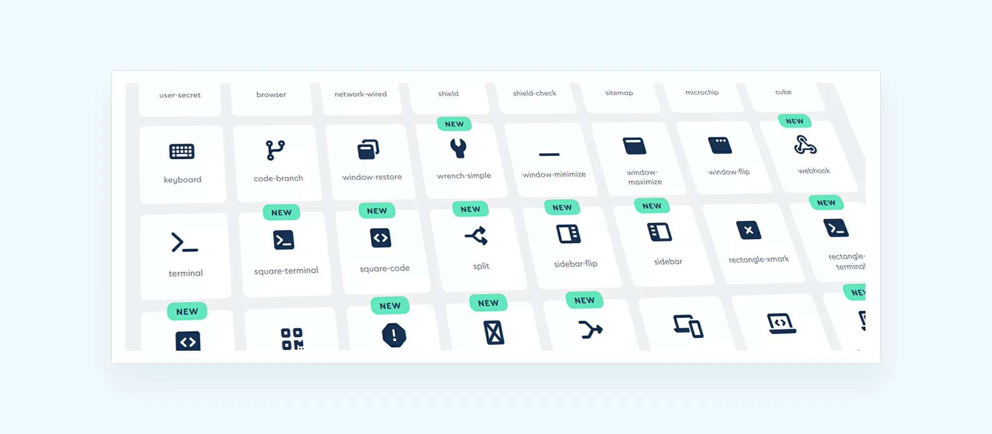 Font Awesome icons