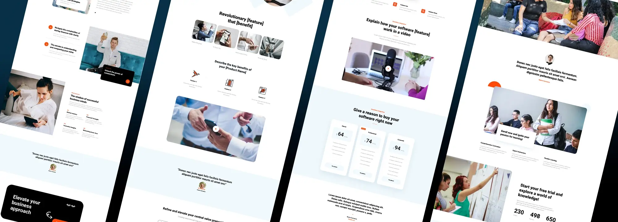 How to write WordPress tutorials 8 Landing pages take off