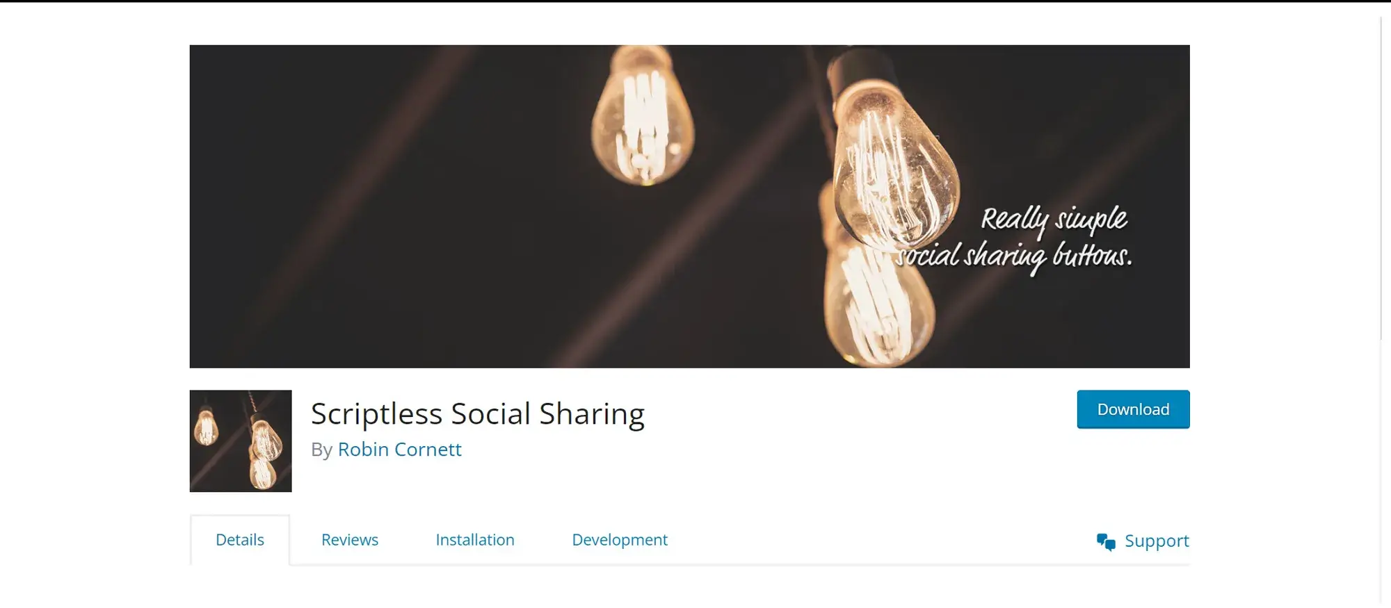 Scriptless Social Sharing