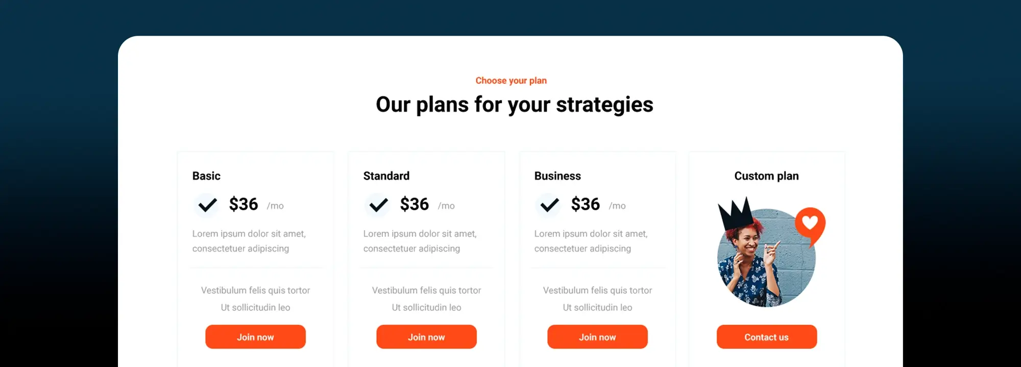 Pricing table WordPress plugin free