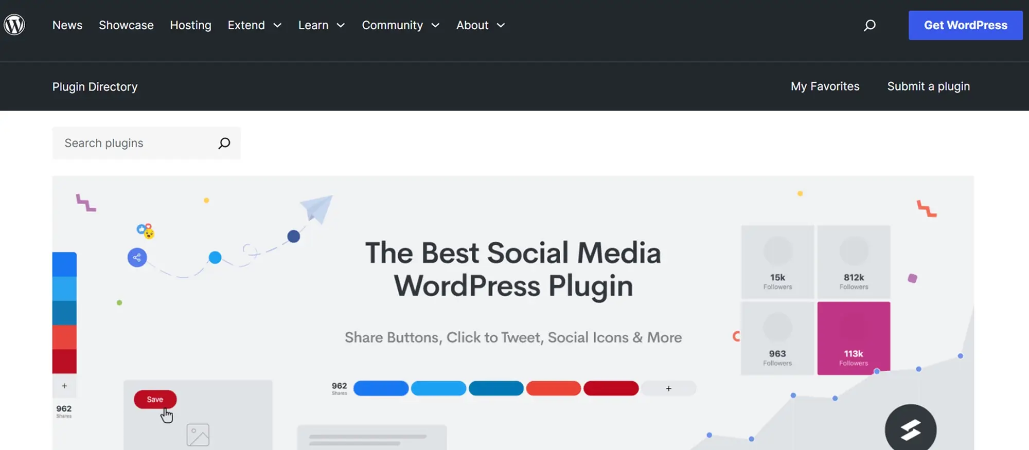 Plugins for your WordPress website 4 WordPress Plugins Widget
