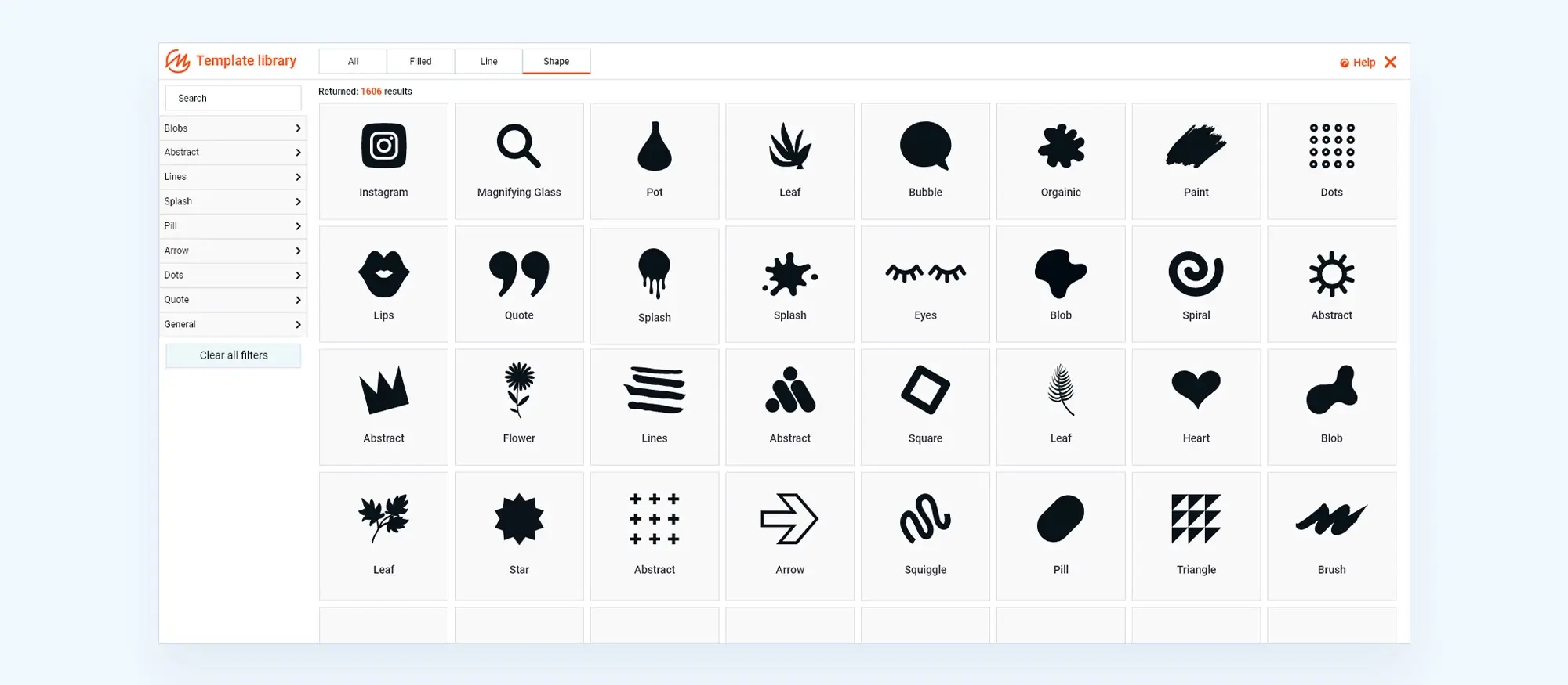 The resurgence of geometric shapes