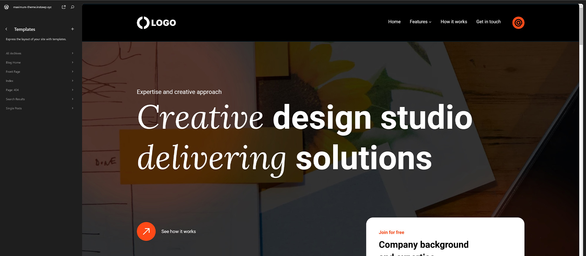 WordPress block Themes