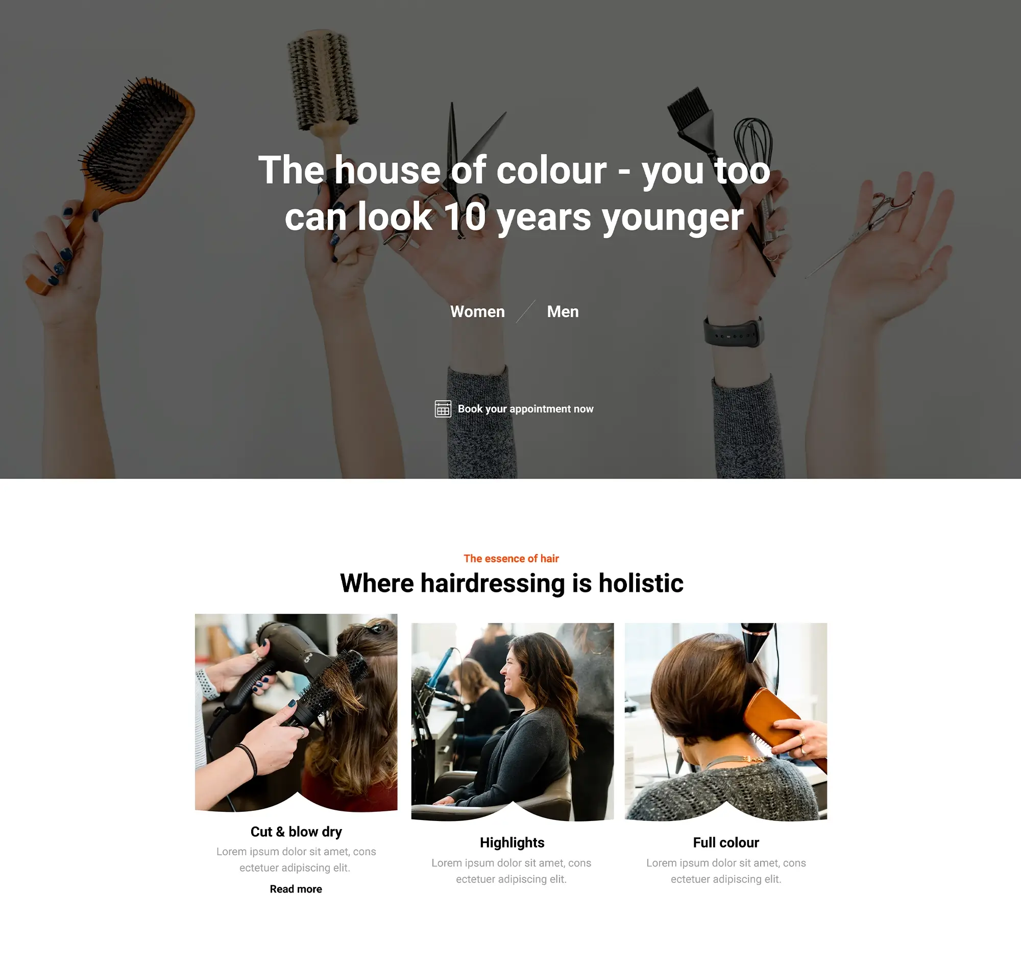 Best WordPress themes for hairdressers 1 WordPress themes for hairdressers