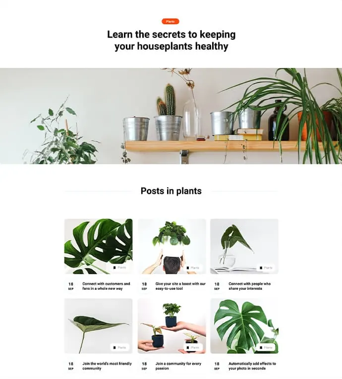 WordPress archive page 1