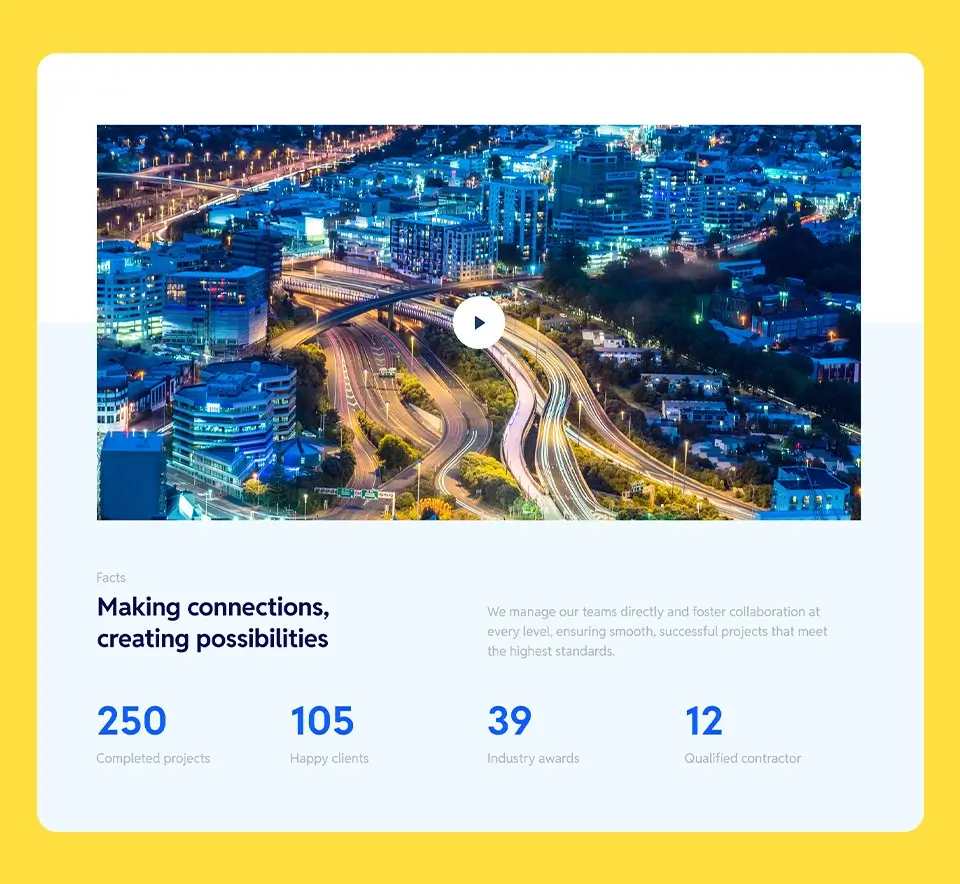 WordPress starter site investment content